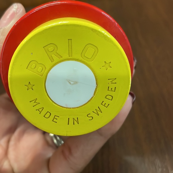 Vintage Brio stacking clown 1970s, Made in Sweden - hand-painted face - Picture 4 of 8